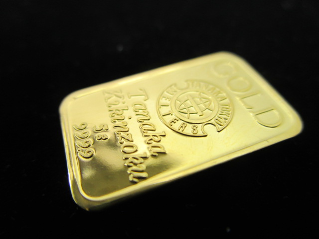 K24 純金 99.99 プレート 田中貴金属