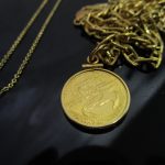 金コインペンダント ティファニー ブレス- (1)