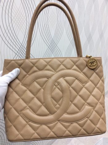 CHANEL　ハンドバッグ　ベージュ
