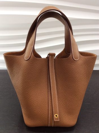 HERMES　ピコタンロック　ブラウン