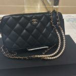 シャネル パール チェーンウォレット A84276