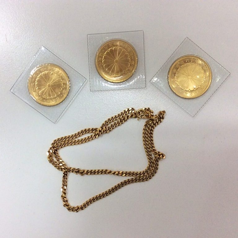 10万円金貨 K18 ネックレス