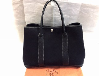 エルメス ガーデンパーティPM トワルアッシュ ブッフル