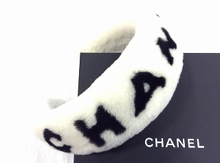シャネル カチューシャ ファー