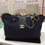 シャネル かごバッグ ストロー