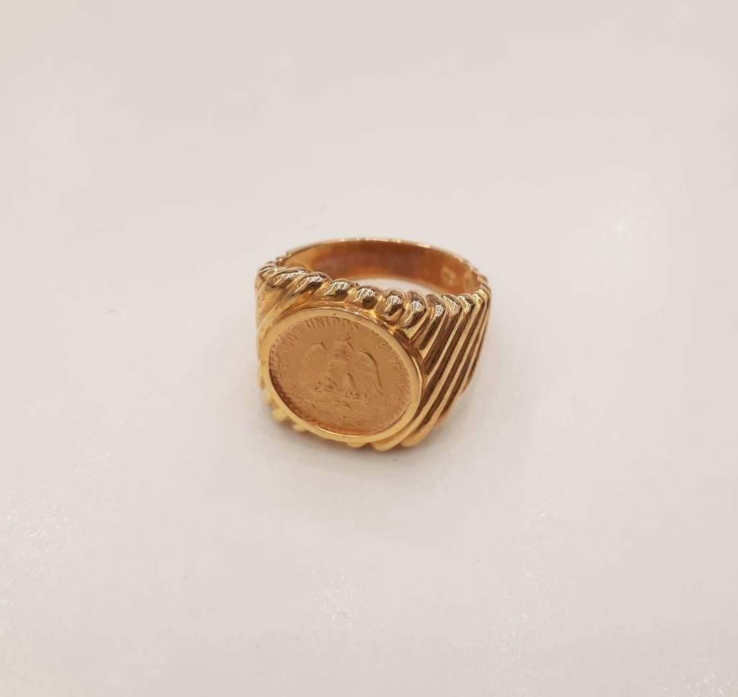 ペソ金貨 リング