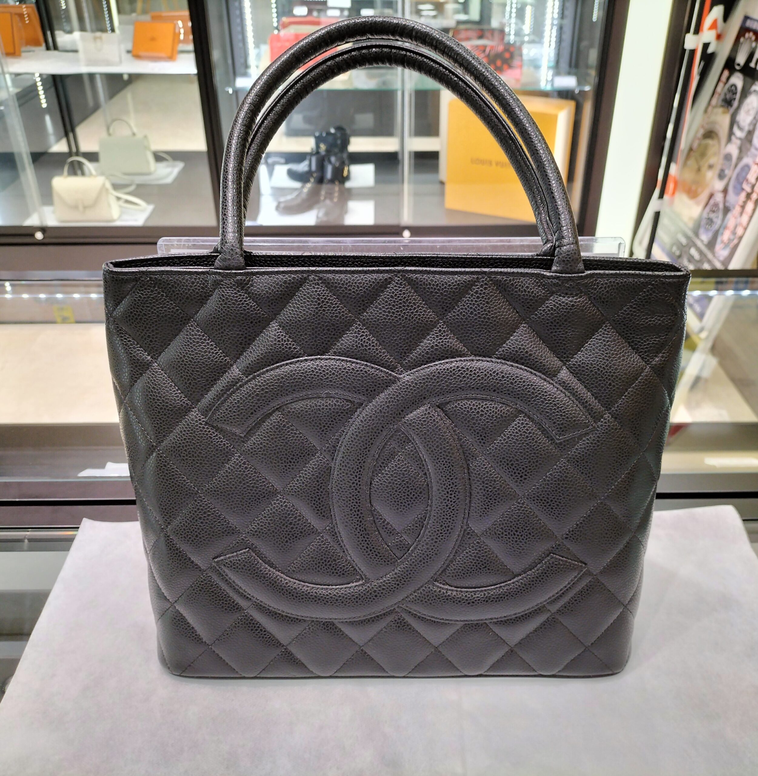 買取実績】CHANEL/キャビアスキン/復刻トートバッグ【豊中緑丘店