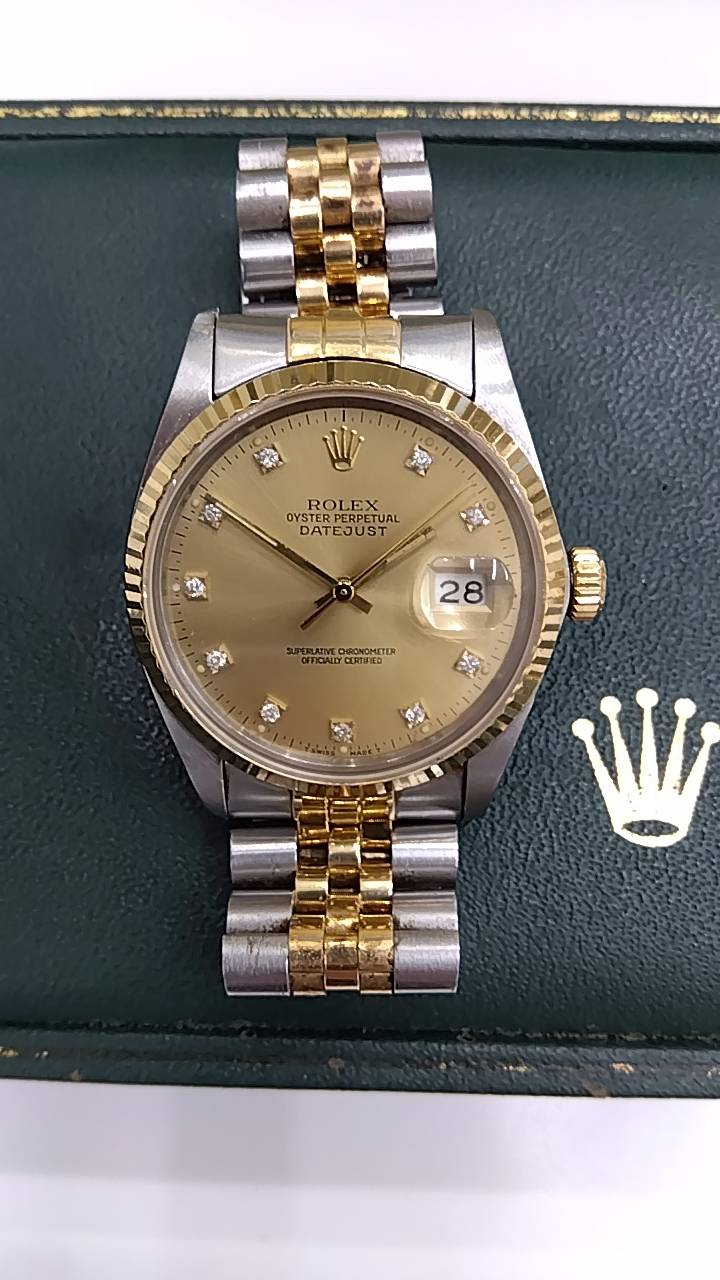 【買取実績】ROLEX デイトジャスト 16013G【買取のサカイ 近鉄八尾駅前店】